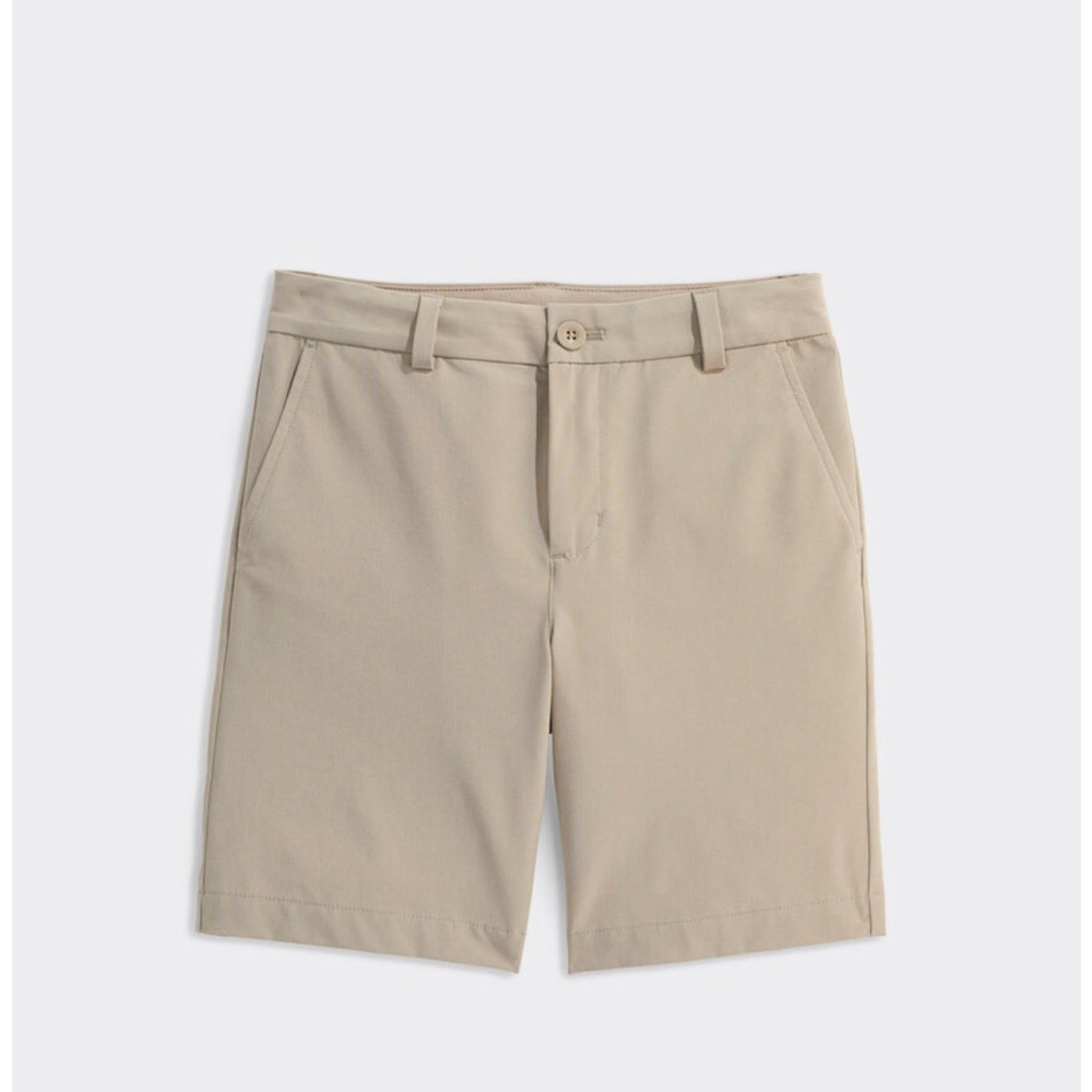 Vineyard Vines Boys Khaki Beige Performance Shorts